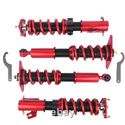 4PCS For 00-06 Nissan Sentra Sunny Adjustable Coilovers Lowering Kit Adj Height