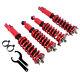 4 Coilover Suspension Lowering Kit For Nissan 1990-1996 300zx Z32 Adj. Height