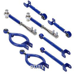 Adj. Front Tension Rod +Rear Camber Toe Traction Control Arms For Nissan 240SX