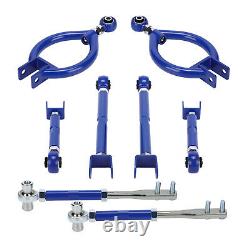 Adj. Front Tension Rod +Rear Camber Toe Traction Control Arms For Nissan 240SX