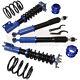 Blue Coilovers Struts Shocks Suspension Kits Adj Height For 1994-04 Ford Mustang
