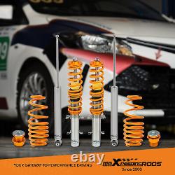 Coilover Suspension Kit For VW Golf Jetta MKIV 98-07 Shocks Absobers Adj Height