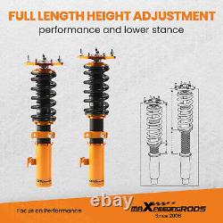 Coilovers Struts Shocks Suspension Kit Adj Height For Toyota Camry 2007-2011