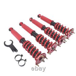 For 86-92 Toyota Supra 2D 3.0L Coilovers Shock Suspension Springs Kit Adj Height