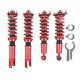Red Coilover Suspension Kit Adj. For Honda Accord 2013-2016 Acura Tlx 2015-2017