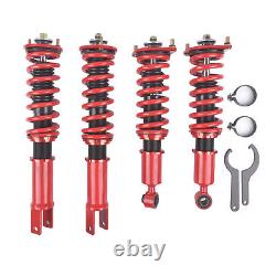 Red Coilover Suspension Kit Adj. For Honda Accord 2013-2016 Acura TLX 2015-2017