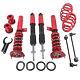 Red Coilover Suspension Kits For Vw Golf 2003-2007 Mk5 Gti 2006-2009 Adj Height