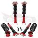 Red Coilovers Strut Shock Suspension Kit Adj Height For 11-22 Challenger Charger