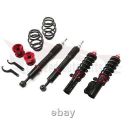 Amortisseurs de suspension à bobines rouges Kits de suspension ajustables en hauteur pour Honda Fit 2006-2008