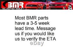 BMR TR002R 2010-2015 Chevy Camaro Barres de Toe arrière non réglables, bagues en polyuréthane ROUGE