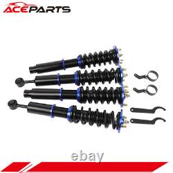 Kits d'amortisseurs de suspension à bobines bleues pour Honda Accord 03-07 réglables en hauteur