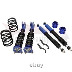 Kits de suspension bleus avec amortisseurs réglables pour Ford Mustang 1994-04